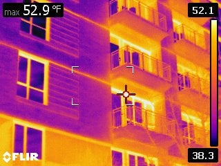 Thermal Break Concrete Slab Thermal Image