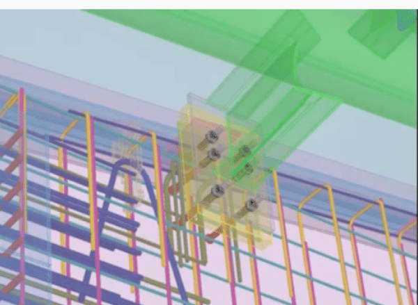 Concrete Thermal Break Embed Plate Design Drawing